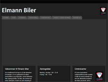 Tablet Screenshot of elmannbiler.dk